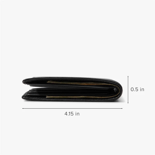 ATLANNA Premium Thin Bifold Leather Wallet For Men