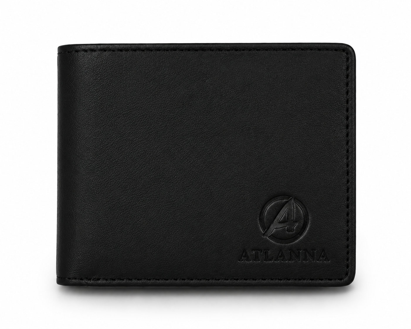 ATLANNA Premium Thin Bifold Leather Wallet For Men